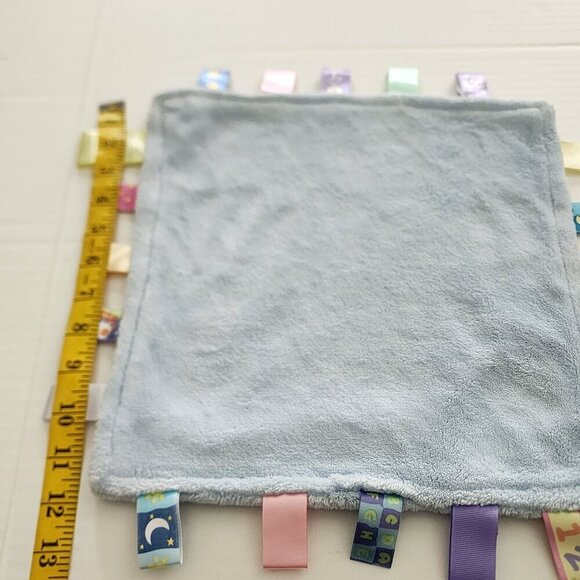 Taggies Love Notes blue lovey security blanket Special Delivery Car Stork Baby - Picture 5 of 6